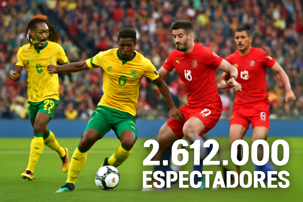 Récord de audiencia: Sudáfrica vs. Canadá cautiva a 6,8 millones en España
