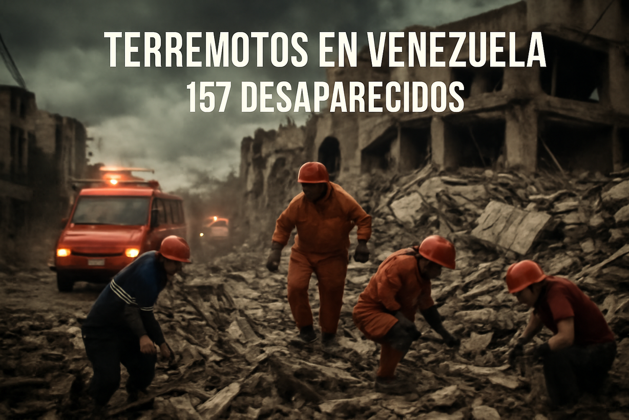 Crisis en Venezuela: 152 españoles desaparecidos tras terremotos devastadores