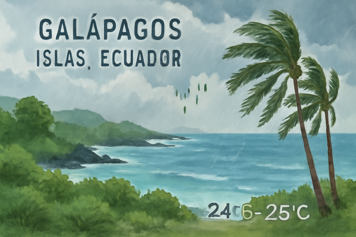 Clima en Galápagos: Pronóstico del 1 de julio de 2026