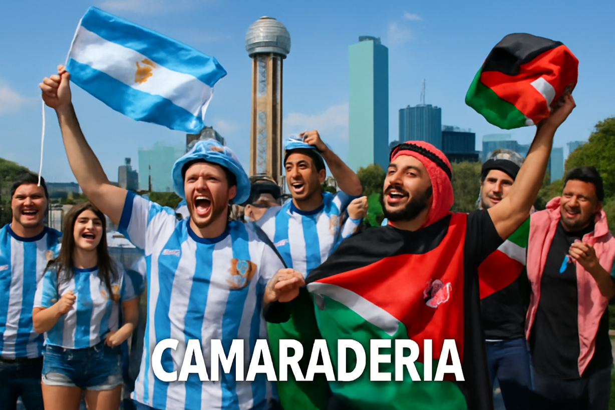 Fútbol y Amistad: La Convivencia Pacífica entre Argentina y Jordania en Dallas