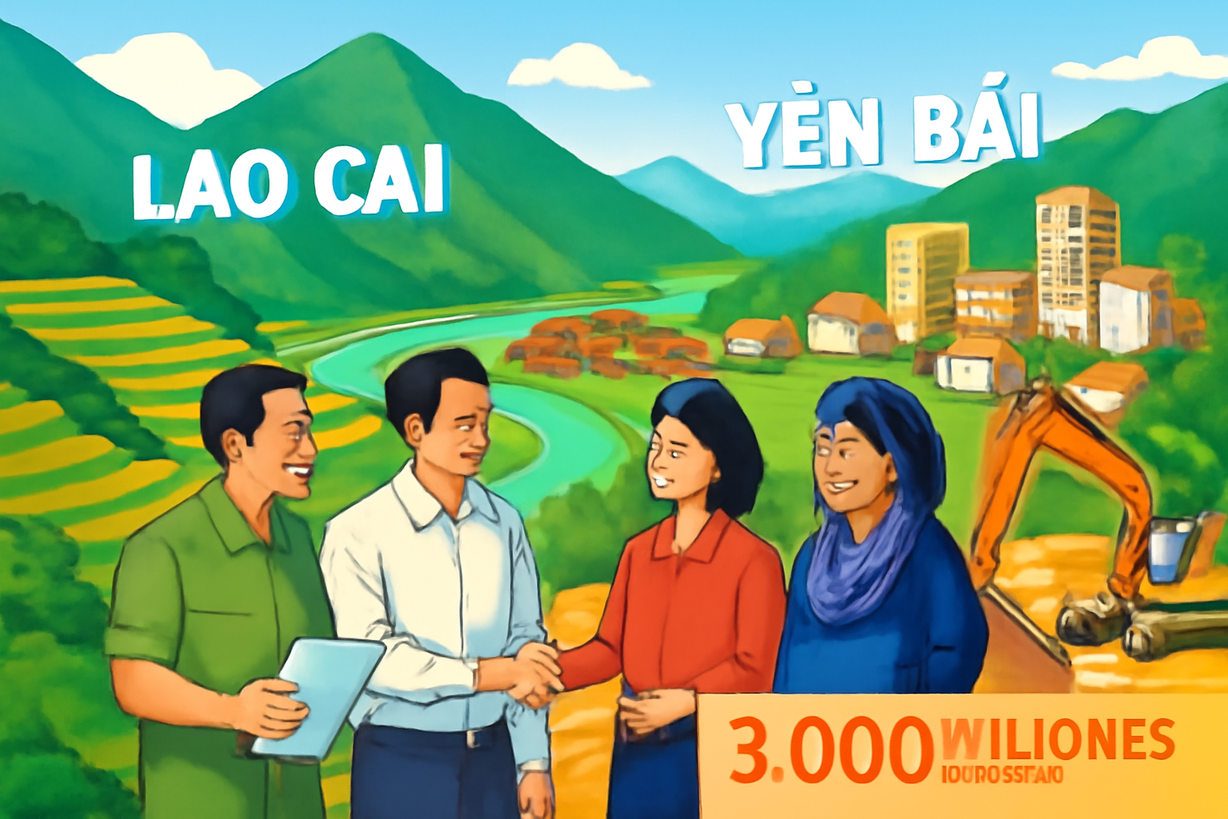 Innovador modelo de gobernanza en Lao Cai: fusión de provincias y éxito en recaudación fiscal