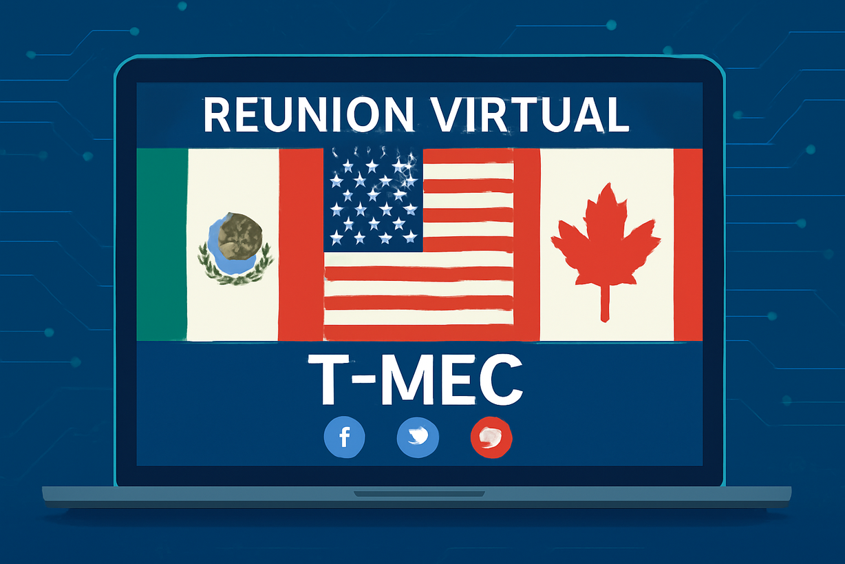 Revisión del T-MEC: México, EE. UU. y Canadá se reúnen para evaluar el tratado
