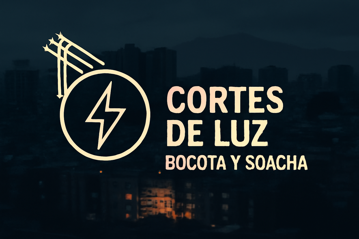 Cortes de luz programados en Bogotá y Soacha este 2 de julio