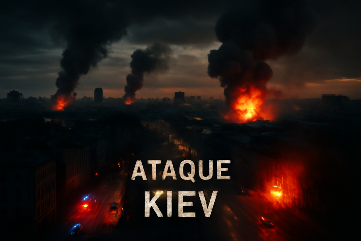 Kiev bajo ataque: al menos diez muertos tras bombardeo ruso masivo