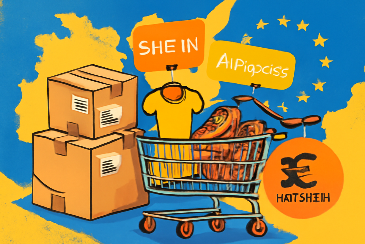 La 'tasa Shein': Nuevo impuesto de 3 euros en compras fuera de la UE