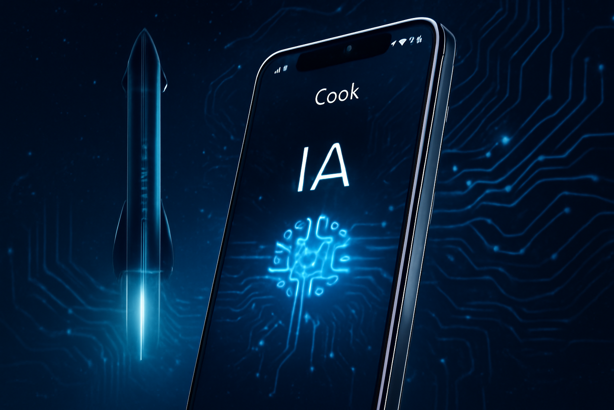 SpaceX Revela Prototipo de Smartphone con IA para Competir con Apple y Google