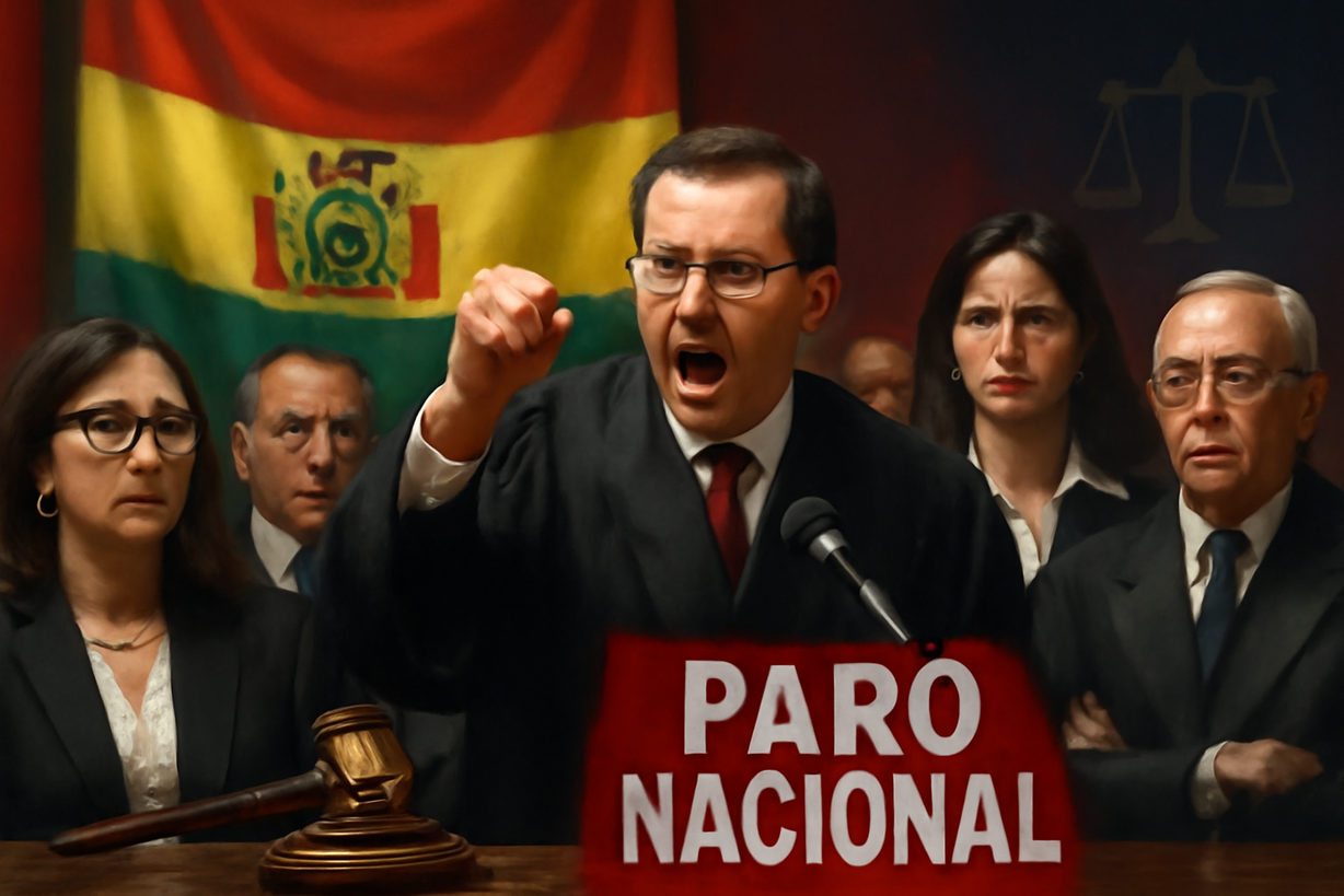 Jueces de Bolivia amenazan con paro nacional por falta de presupuesto