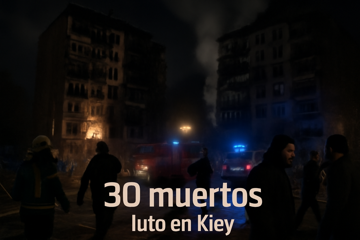 Kiev Sufre el Ataque Más Devastador: 30 Muertos y Cientos de Heridos