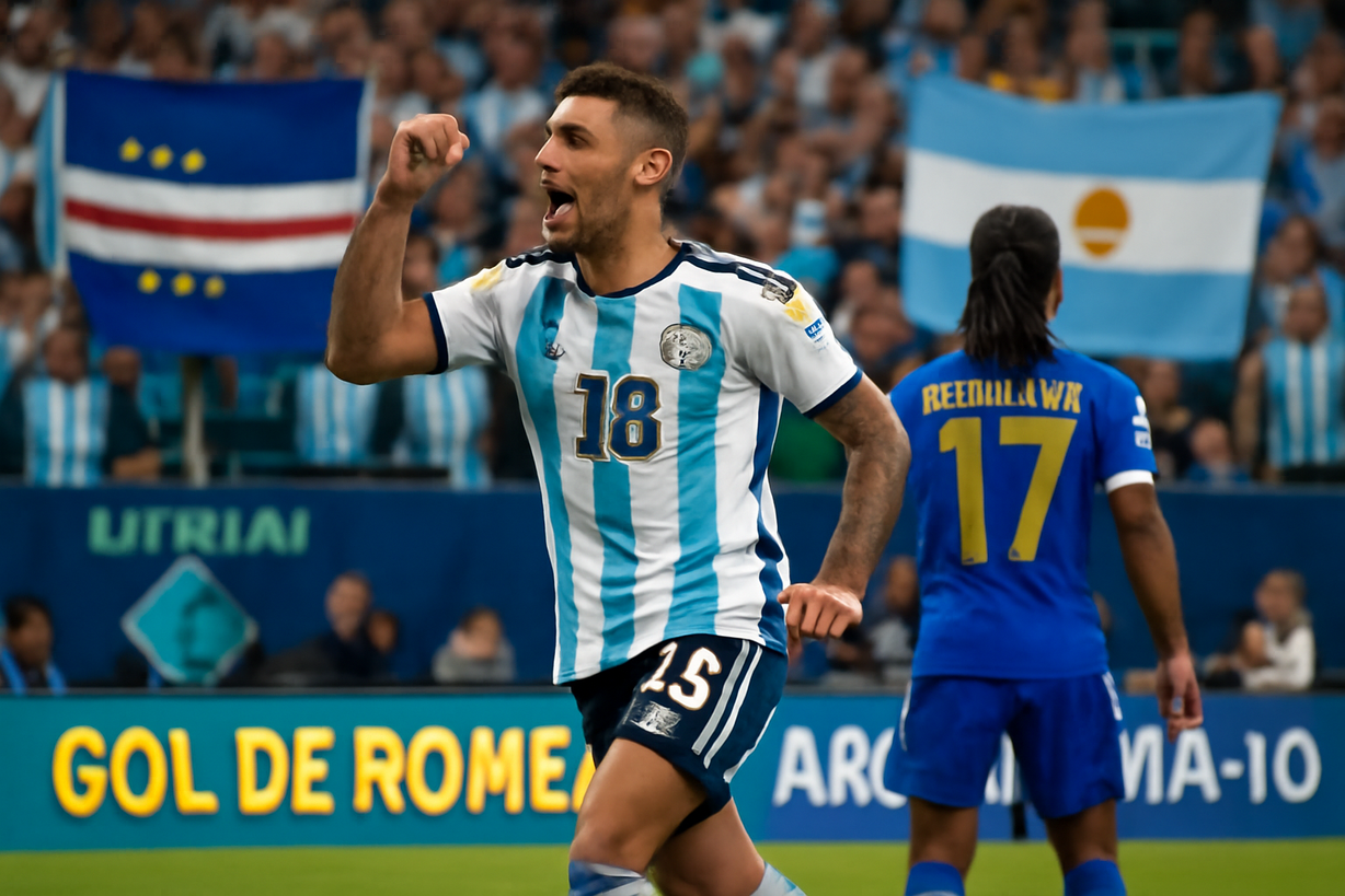 Argentina supera a Cabo Verde en un emocionante duelo 3-2