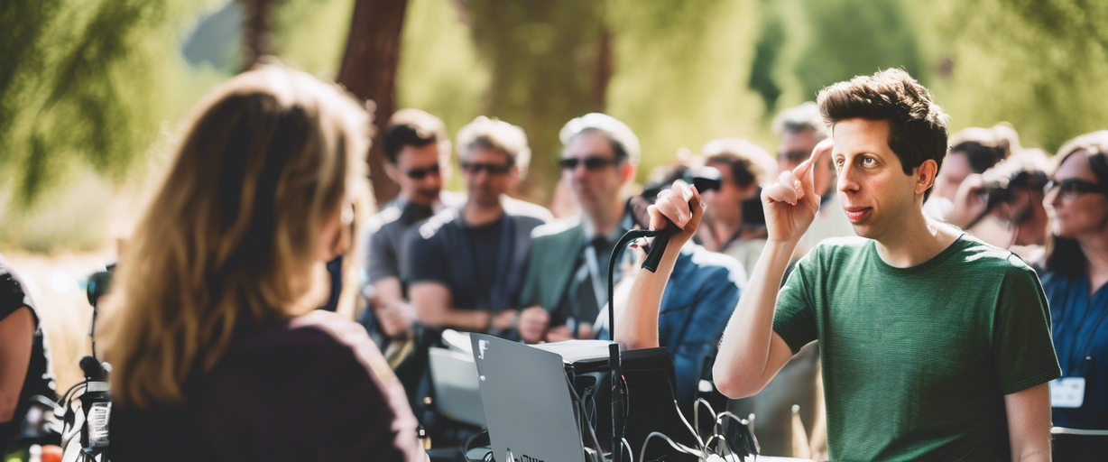Sam Altman en Sun Valley: IA, competencia y política en el horizonte
