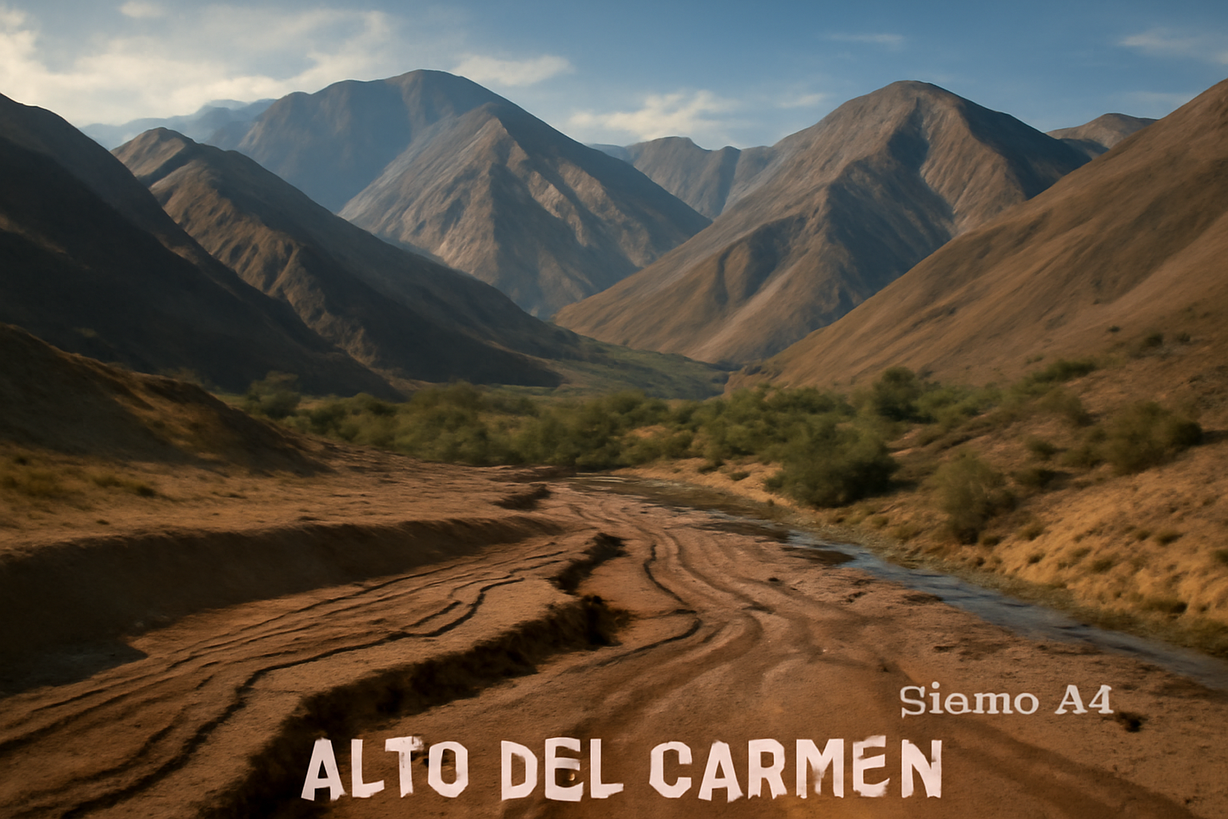 Sismo de 4.1 grados sacude Alto del Carmen, Chile