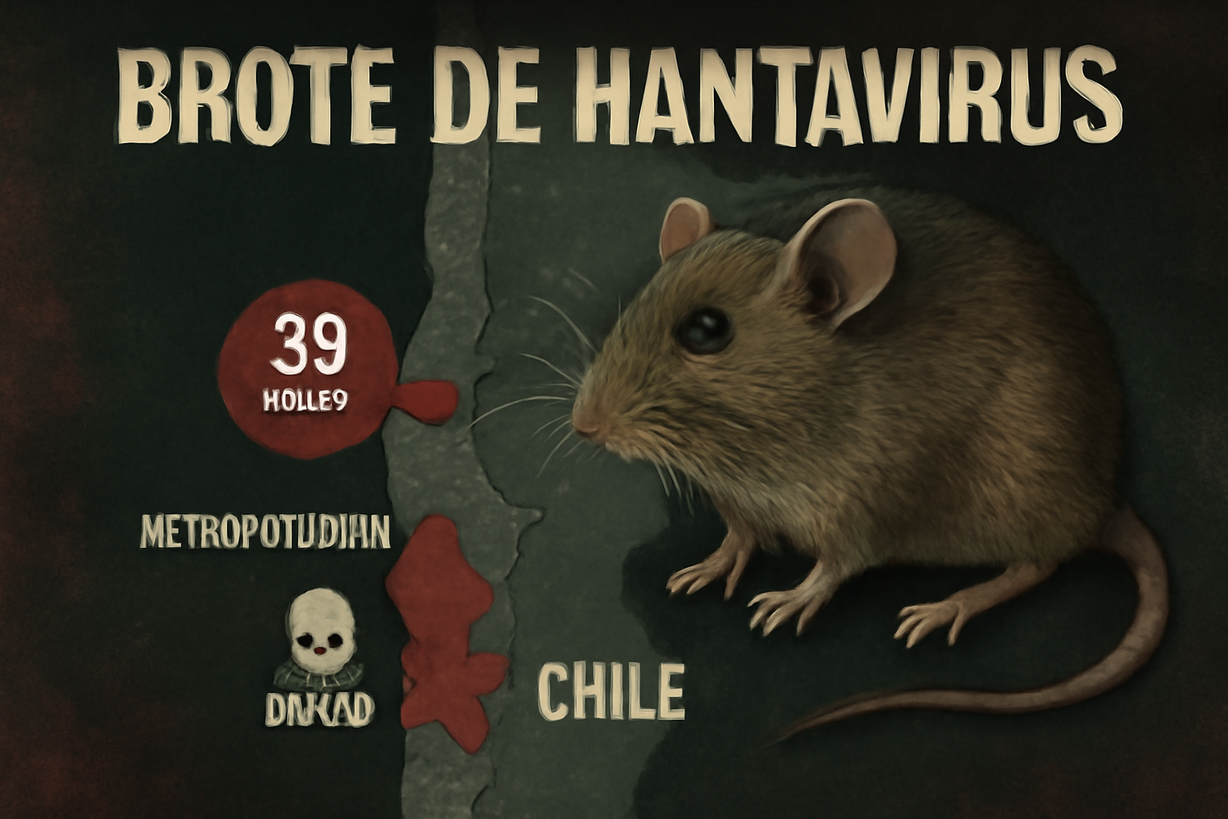 Aumento alarmante de hantavirus en Chile: 39 casos y 13 muertes en 2026