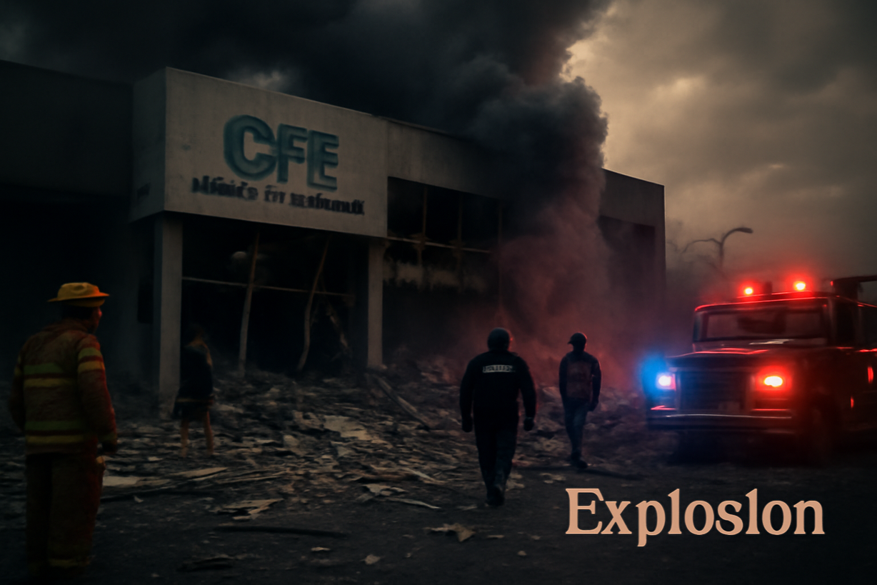 Explosión frente a la CFE en Durango: más de 400 evacuados y una investigación en marcha