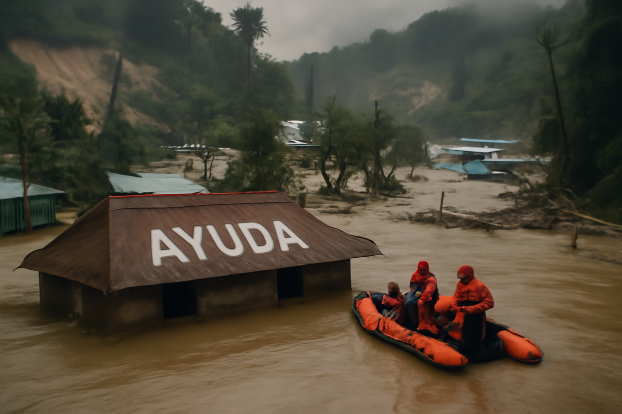 Inundaciones devastadoras en Costa Rica: familias evacuadas y comunidades incomunicadas.