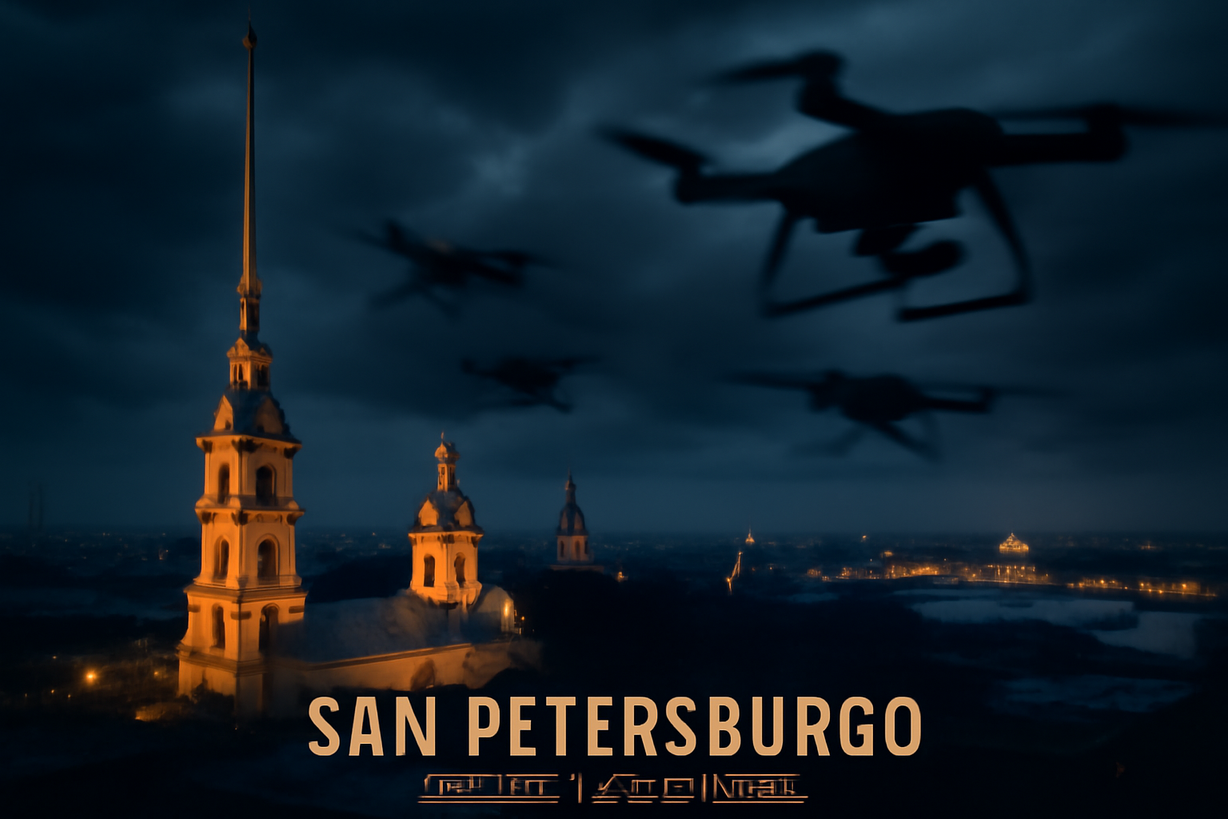 Ucrania Ataca San Petersburgo con Drones en Medio de Tensiones Crecientes