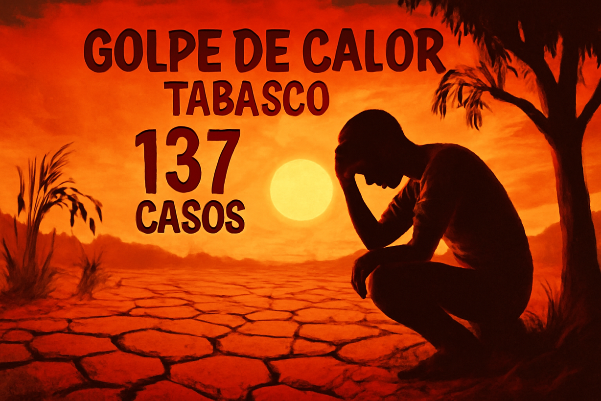 Tabasco: Cuarta muerte por golpe de calor y 137 casos atendidos en 2026