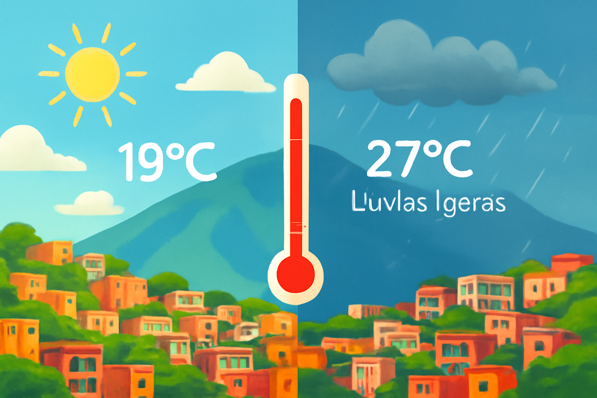Clima en Caracas: Pronóstico del 5 de julio de 2026