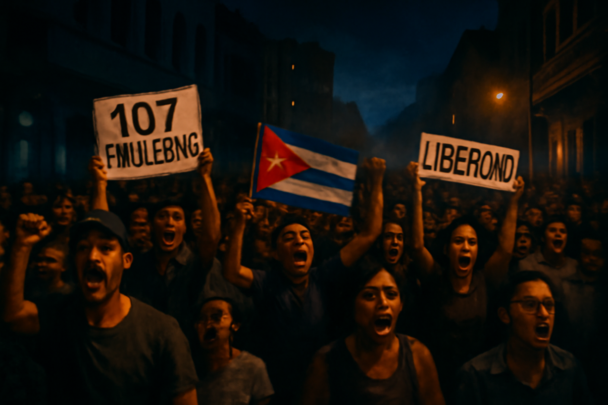 Récord de Protestas en Cuba: 107 Movilizaciones por Apagones y Represión Estatal