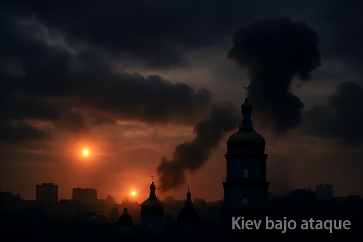 Rusia Intensifica Tensión con Ataque a Kiev Antes de la Cumbre de la OTAN
