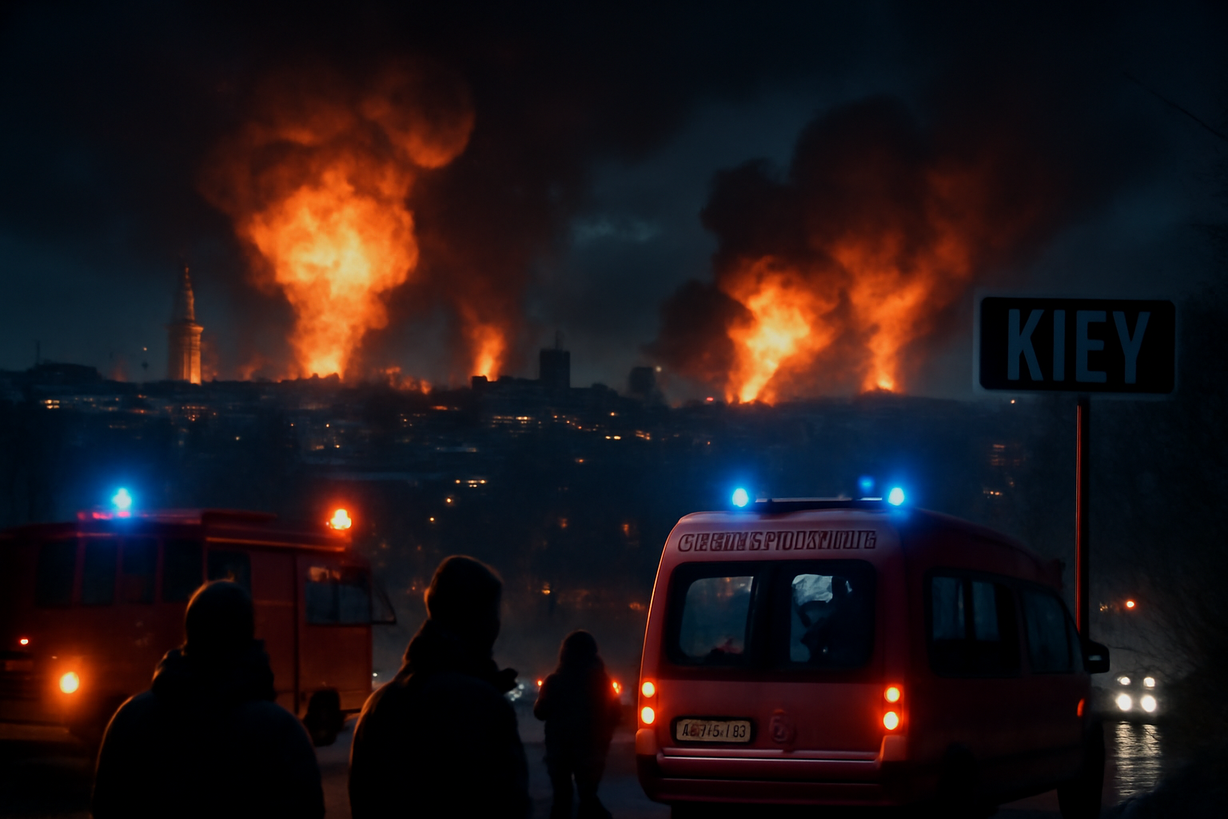 Intensificación del Conflicto: Explosiones en Kiev y Combates en Kostyantynivka