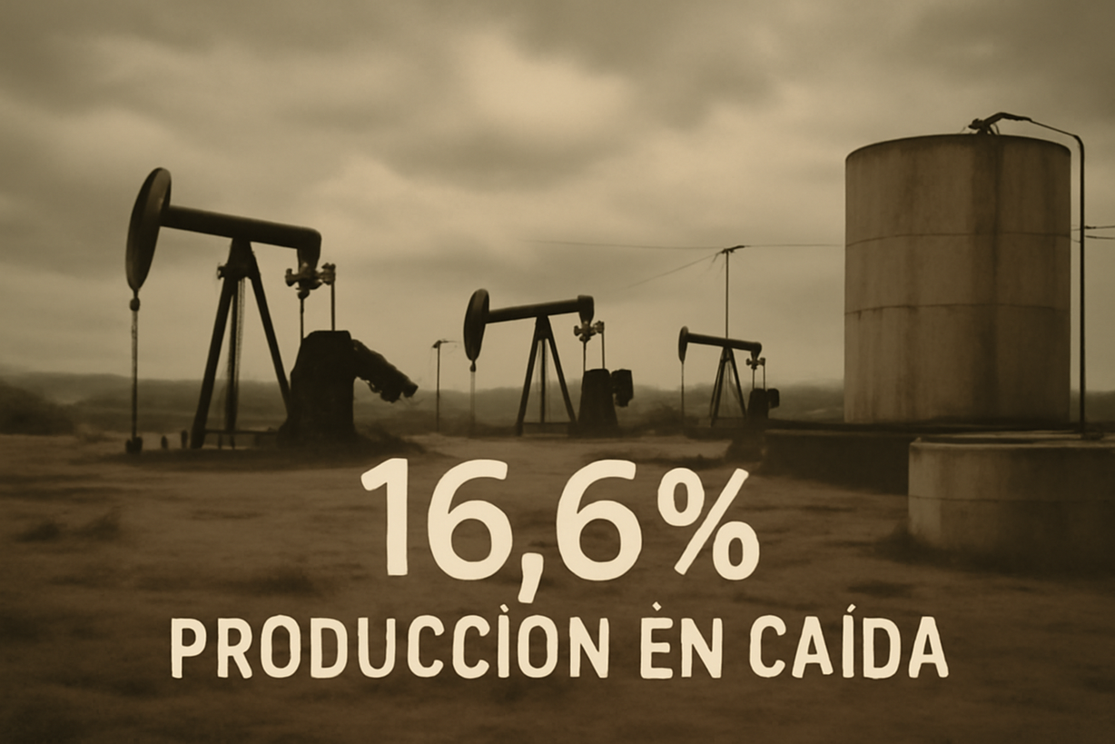 Caída Histórica del 16,6% en la Producción de Petróleo en Perú