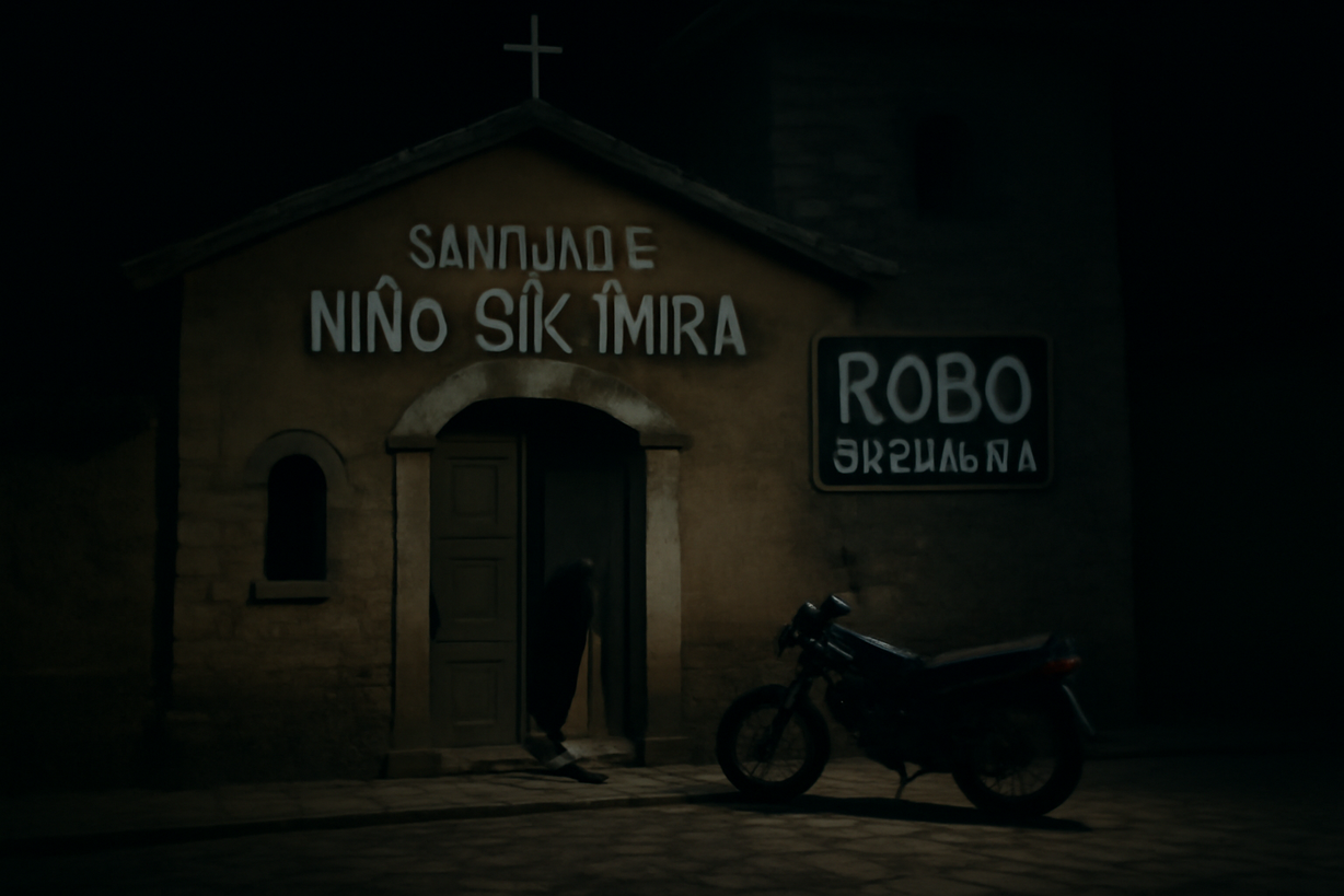 Robo en el santuario del Niño Sik’imira conmociona a Cuchumuela