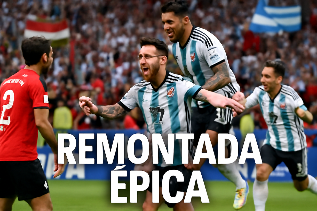 Argentina Resurge en un Final Épico: Remontada 3-2 ante Egipto