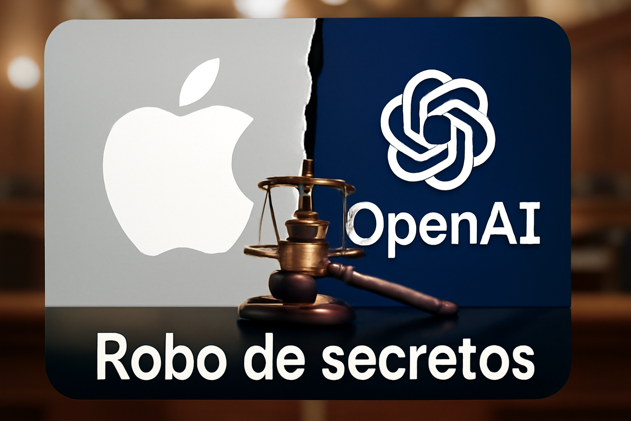 Apple demanda a OpenAI por robo de secretos comerciales