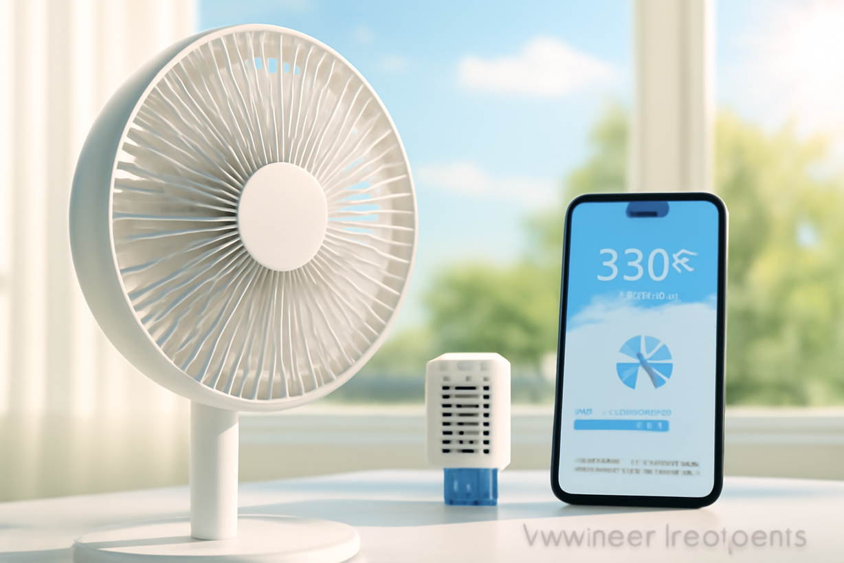 Ventilador Inteligente: Control Remoto y Tecnología Iroh en Europa