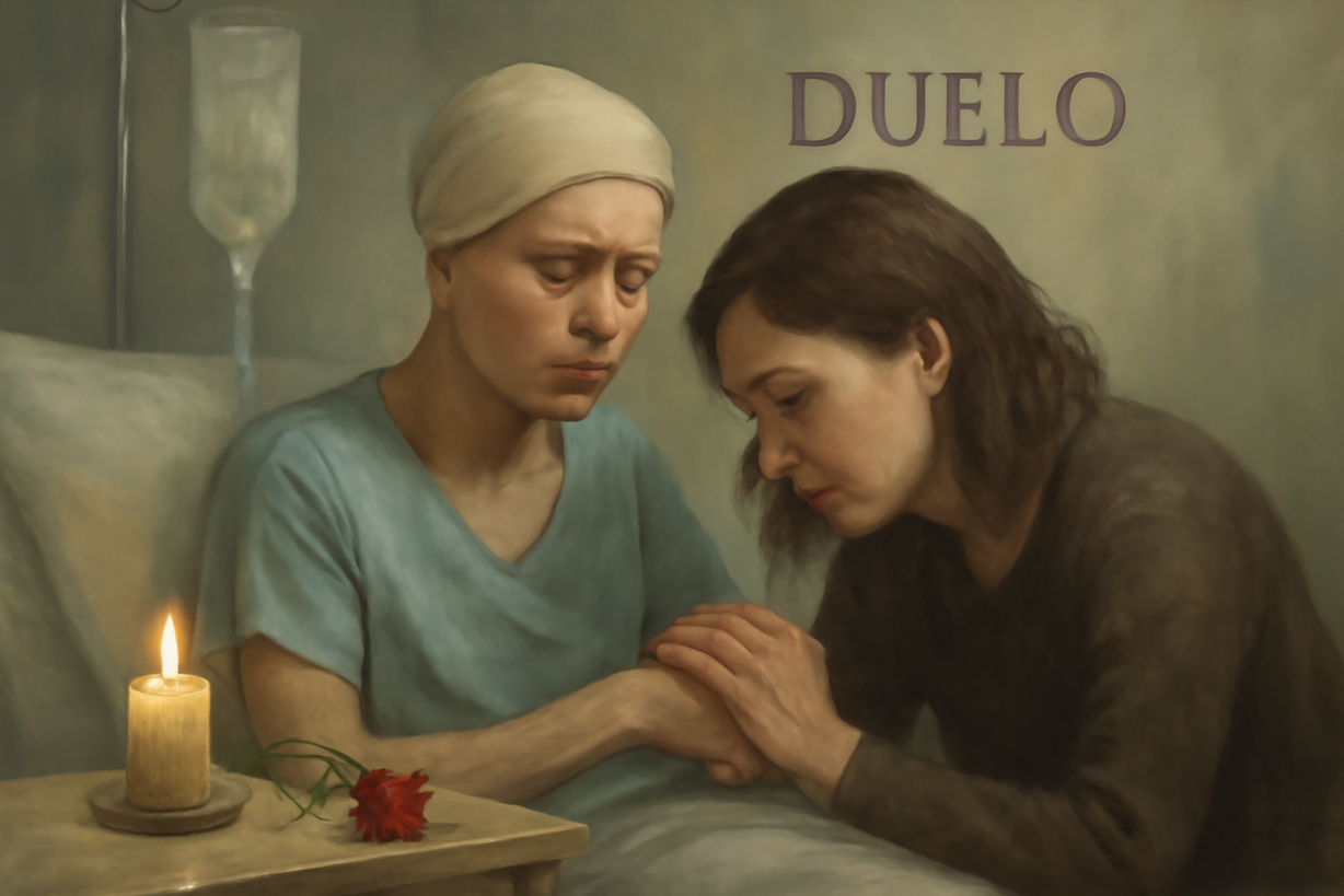 El duelo emocional tras el diagnóstico de cáncer: un viaje compartido.