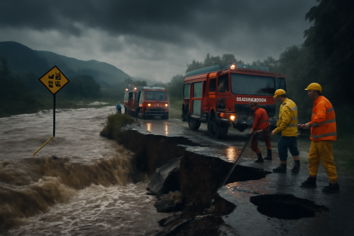 Alerta Roja en Molina: Emergencia por Aumento Crítico del Río Palos