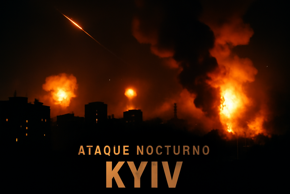 Kiev Sufre Ataque Masivo: 121 Drones y Misiles Rusos Impactan la Capital