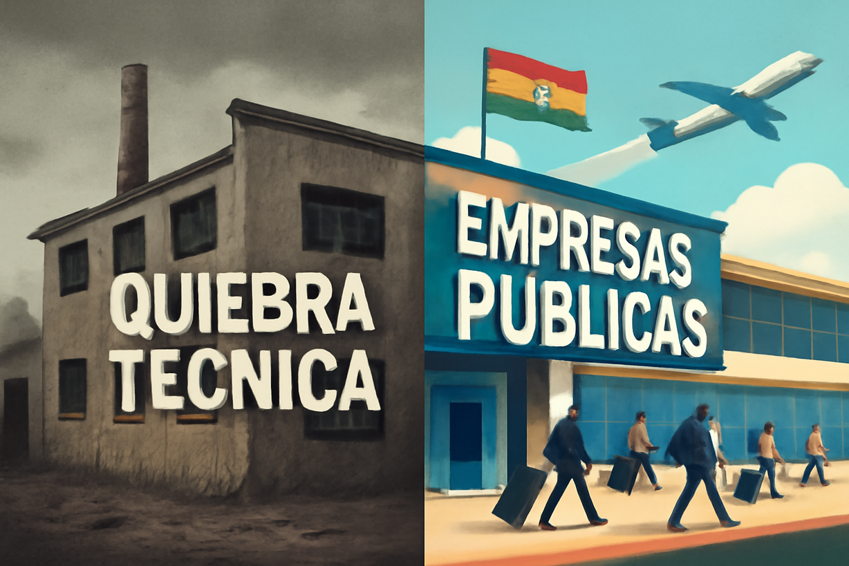 Crisis en Empresas Estatales de Bolivia: 15 en Quiebra Técnica y Pérdidas Millonarias