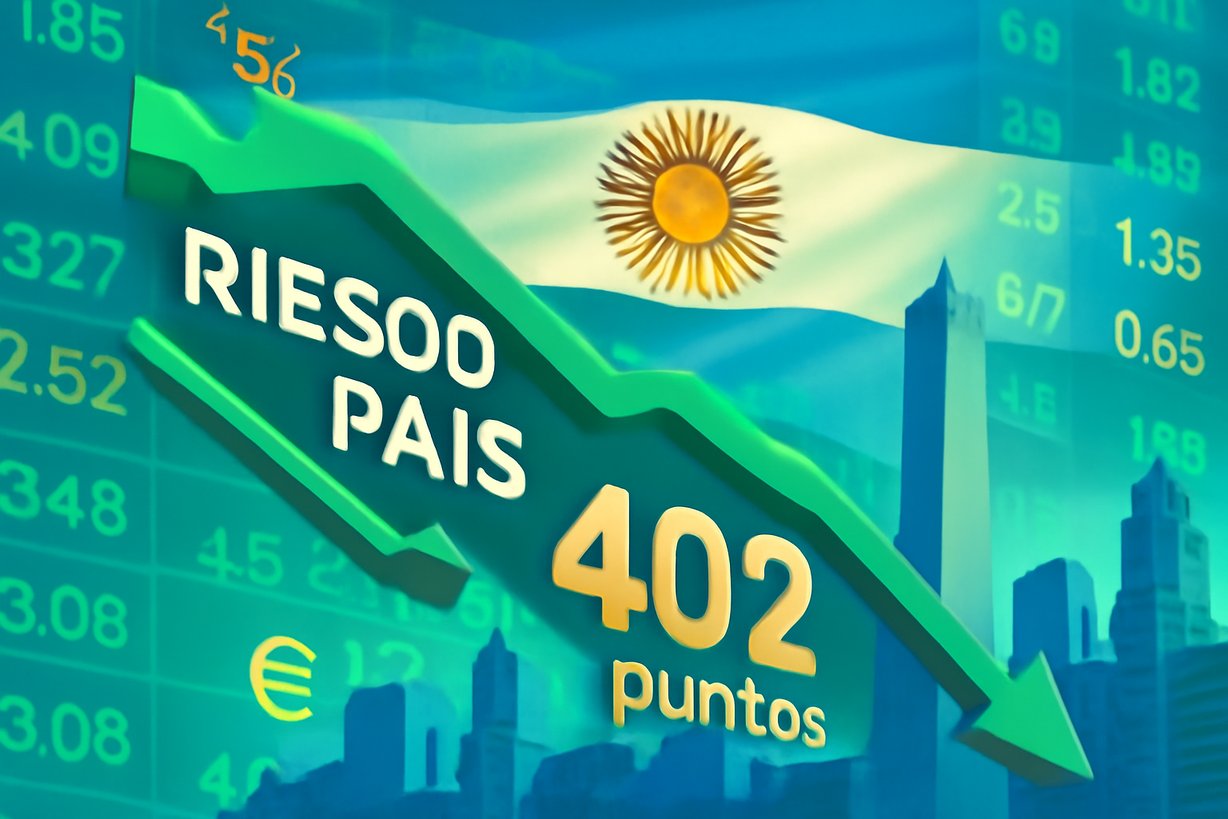 Argentina: Riesgo País en Su Nivel Más Bajo Desde la Asunción de Milei