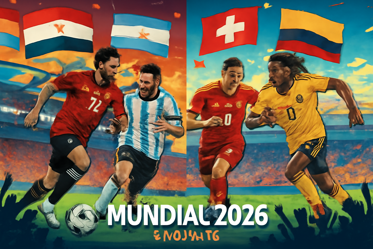 Duelo Decisivo: Egipto vs Argentina y Suiza vs Colombia en la Copa Mundial 2026