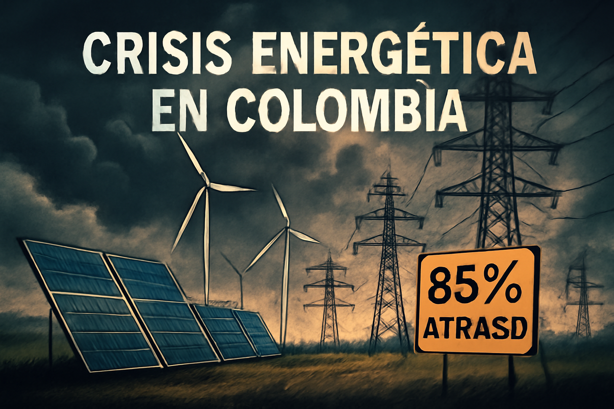 Colombia: Atraso del 85% en Proyectos Eléctricos ante Crisis Energética