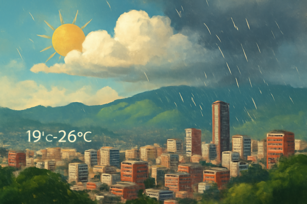 Clima en Caracas: Pronóstico del 13 de julio de 2026