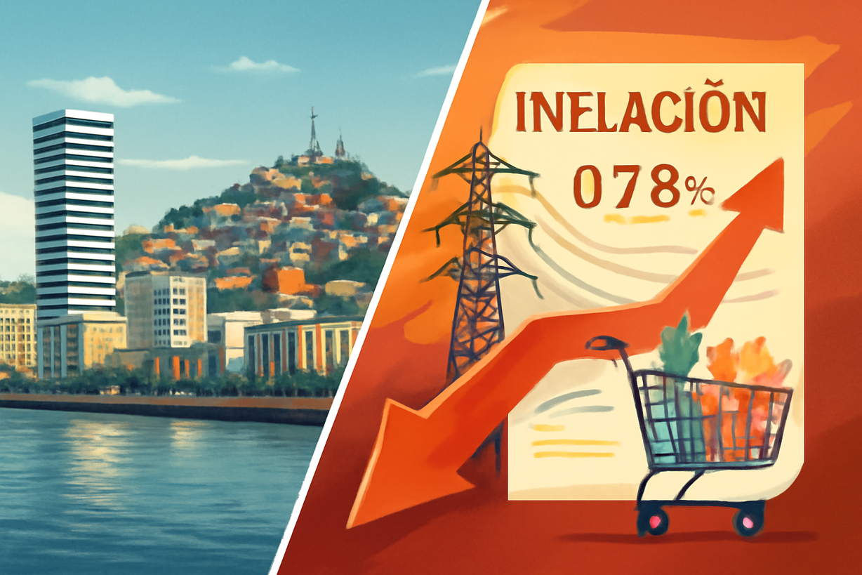 Inflación en Ecuador: Aumento del 0,79% en junio por normalización de tarifas eléctricas