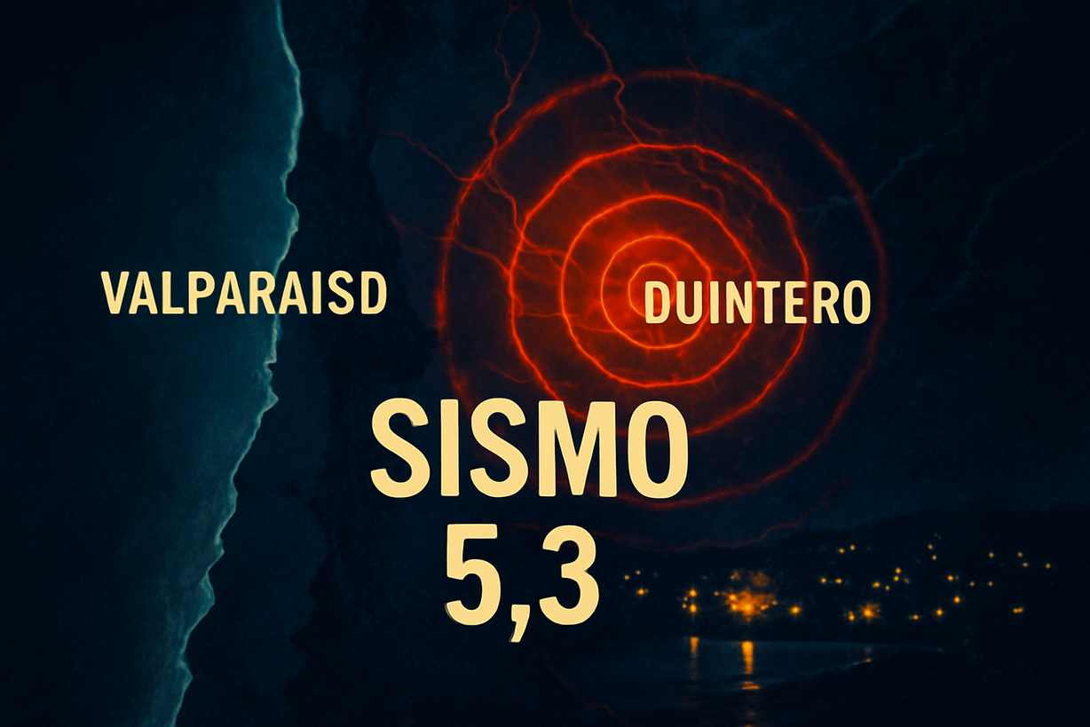 Sismo de 5.3 grados sacude la zona central de Chile sin daños reportados