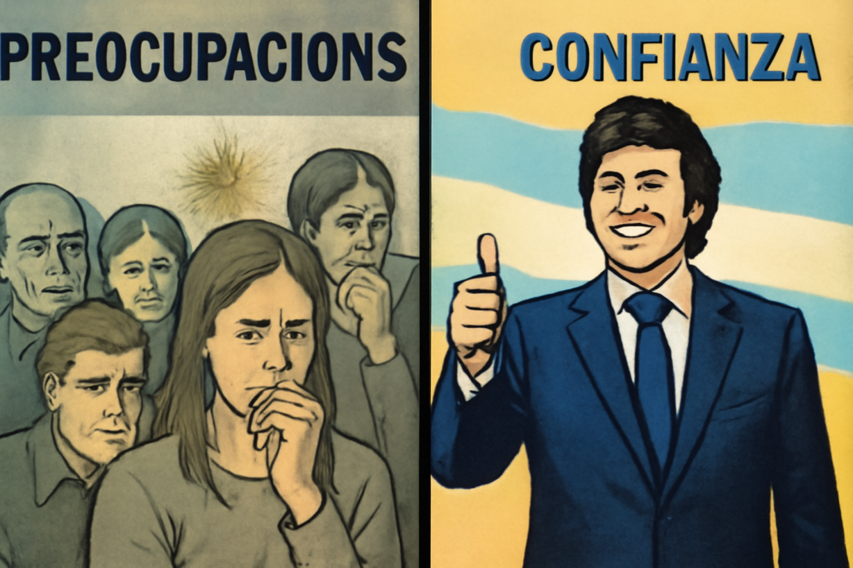 Preocupaciones económicas en Argentina: La imagen de Milei se recupera a pesar del escepticismo