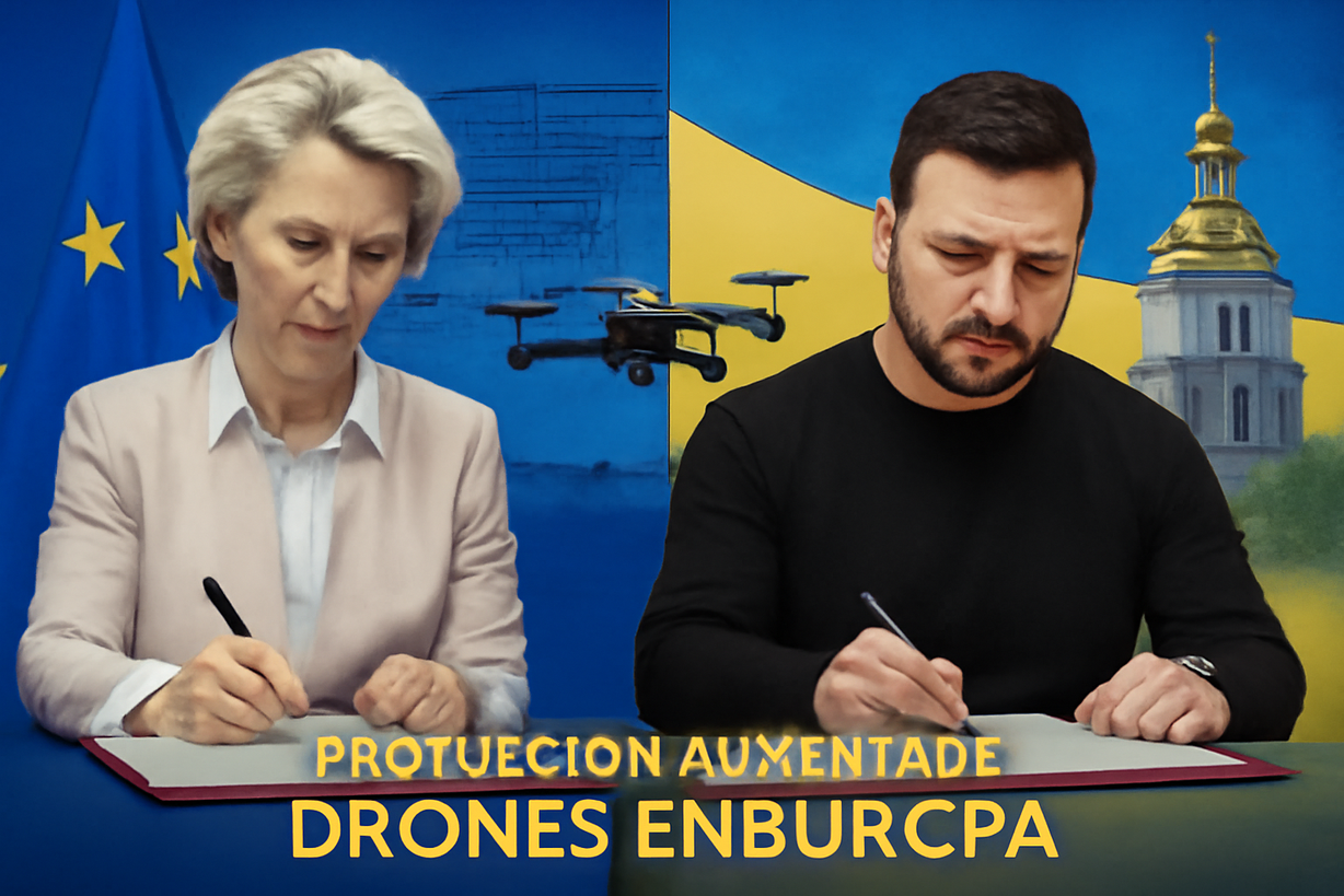 Ucrania y Europa: Acuerdo para Duplicar la Producción de Drones