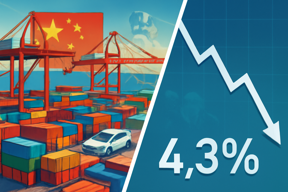 Crecimiento económico de China se desacelera al 4,3% en el segundo trimestre de 2023