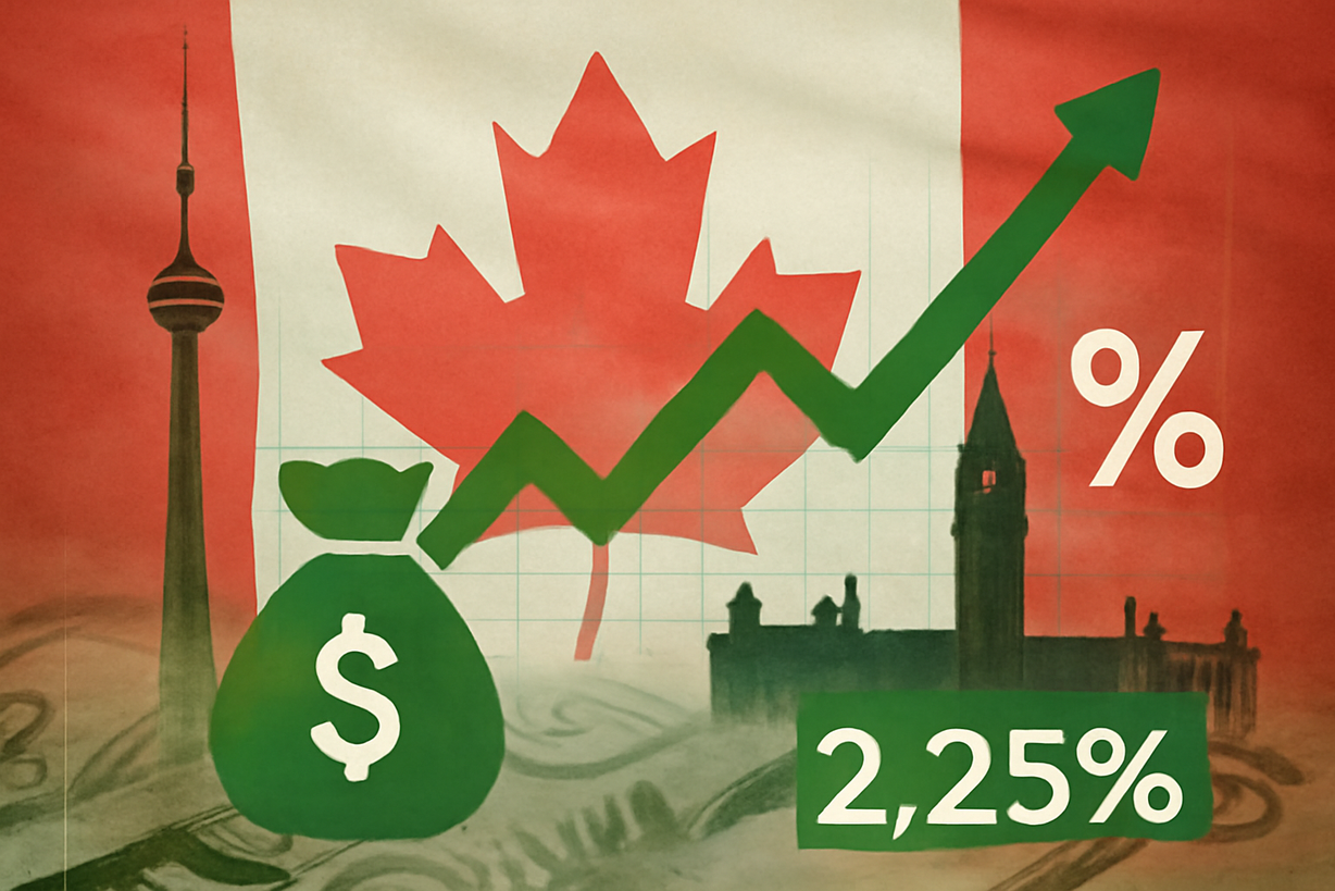 Banco de Canadá mantiene tasas y ajusta pronósticos ante incertidumbre económica