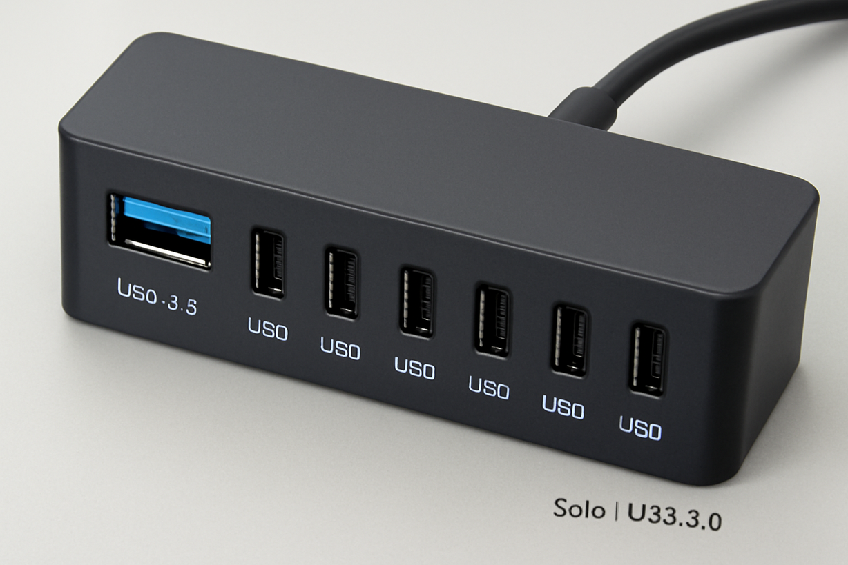 El engaño de un hub USB 3.0: solo un puerto funcional y riesgos ocultos