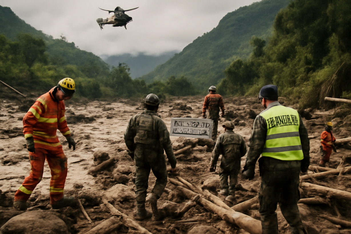 Desastre en Zamora Chinchipe: Búsqueda de desaparecidos tras aluvión y desbordamiento de río