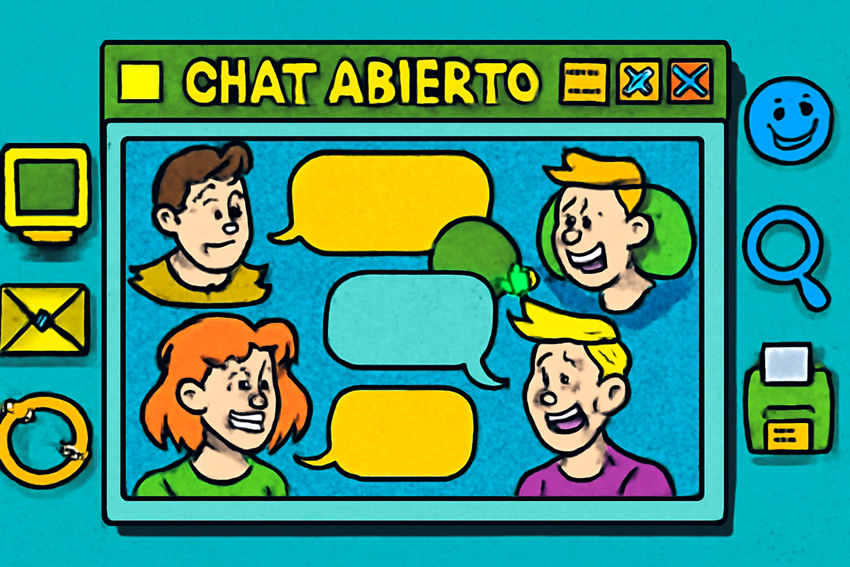 Microsoft libera Comic Chat como código abierto: un ícono de la comunicación digital.