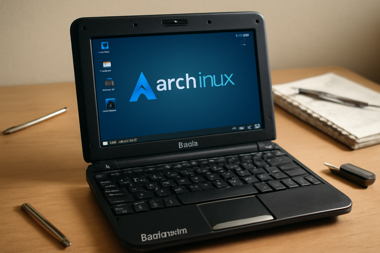 Reviviendo un Clásico: Instalación de Arch Linux en un ASUS Eee PC 1000HE de 2009