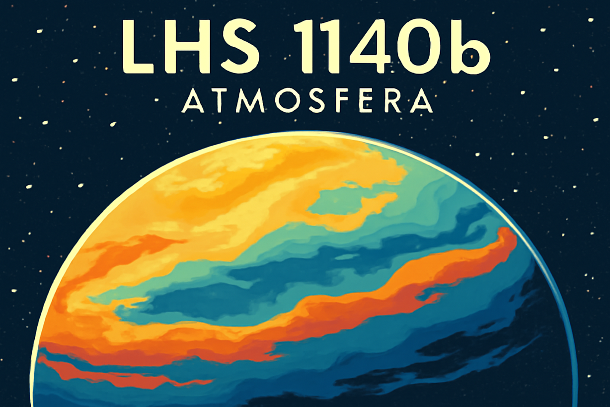 Descubren la primera atmósfera del exoplaneta LHS 1140b, clave en la búsqueda de vida extraterrestre.