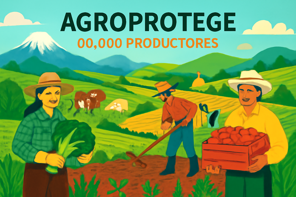 Ecuador lanza Agroprotege: Seguro agropecuario para pequeños y medianos productores