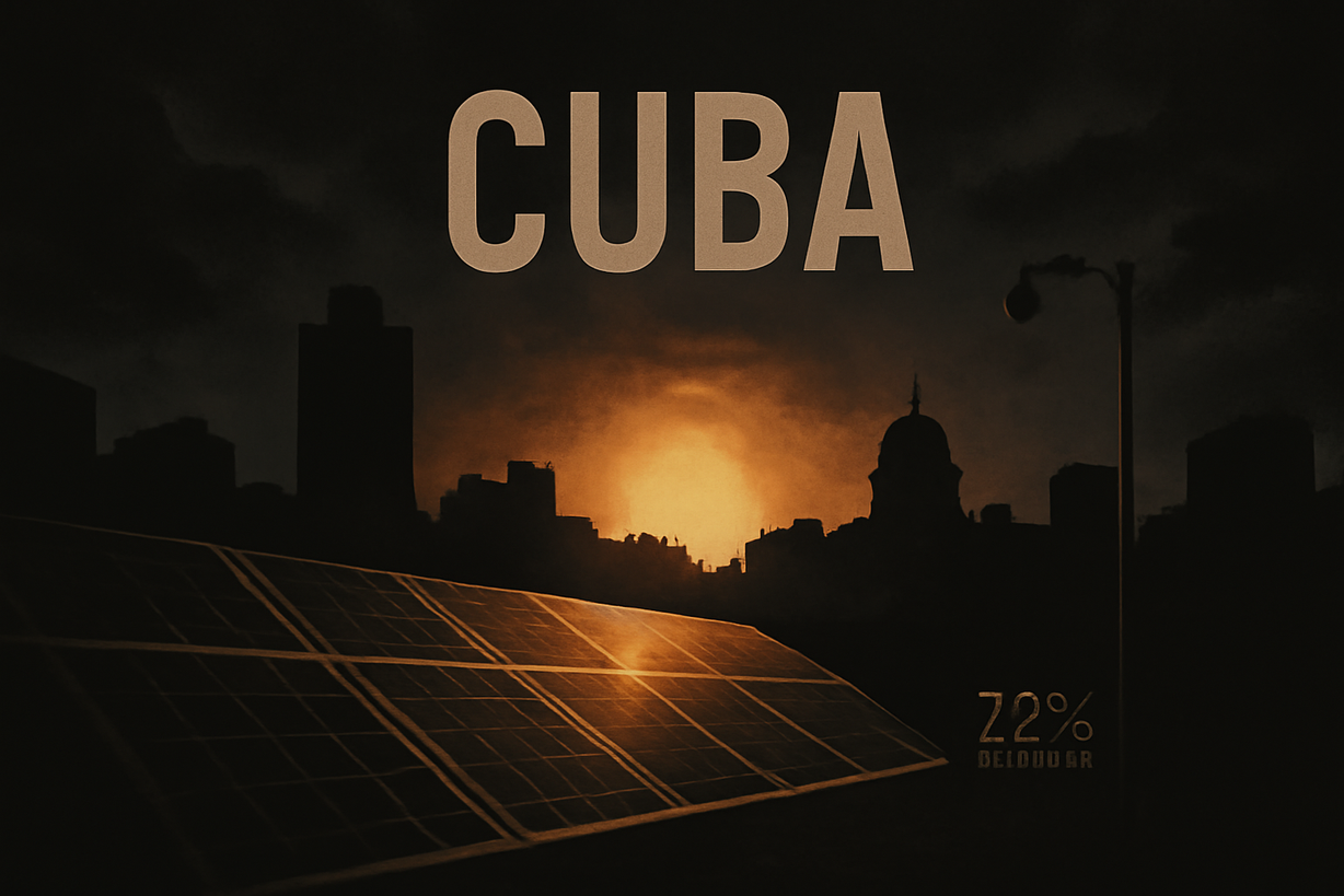 Cuba enfrenta apagones masivos: 9,4 millones de afectados por crisis energética